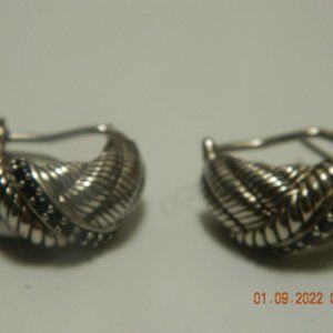 Judith Ripka Sapphire earrings